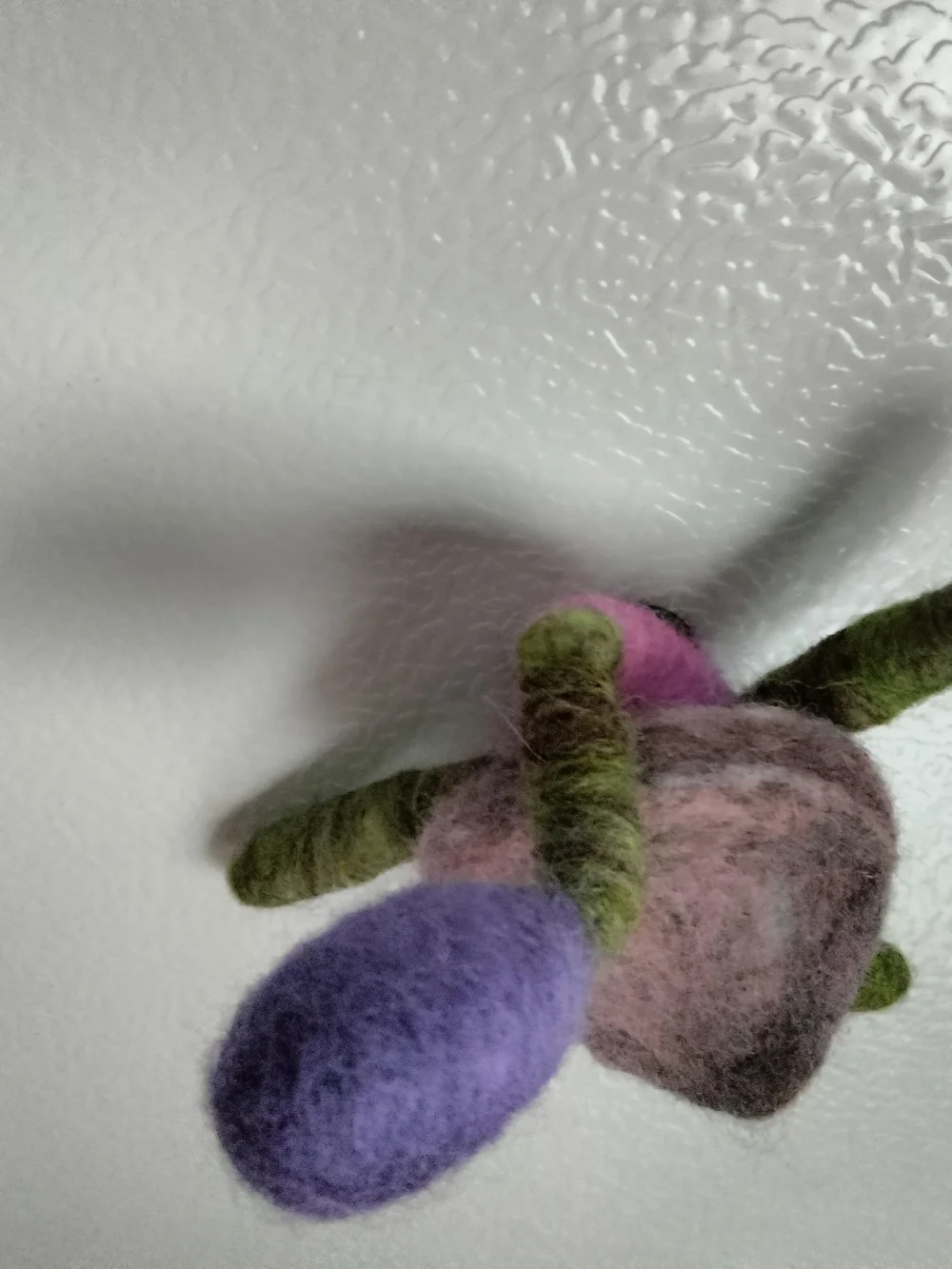 Handmade Needle Felted Turtle Magnet